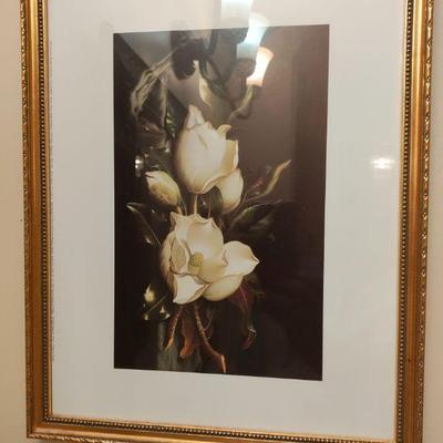 Magnolias Framed art