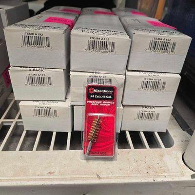 #5224 • (18) New! KleenBore 5-Pack .44/.45 Caliber Phosphor Bronze Pistol Bore Brushes
