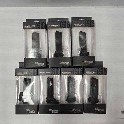#1188 • NEW!!! (7) 12rd P365 9mm Sig Sauer Magazines
