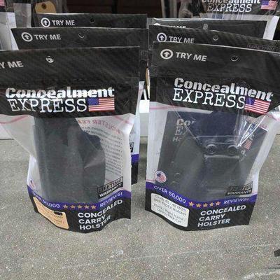 #5574 • (6) New! Concealment Express Glock Holsters
