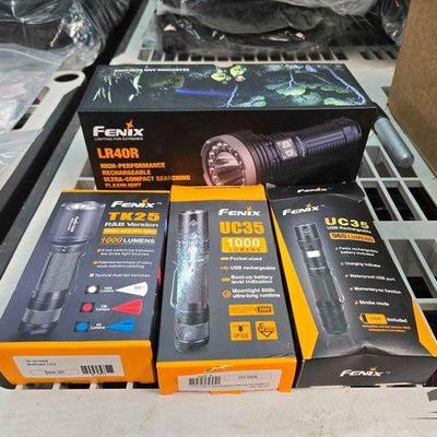 #5132 • (4) Fenix Handheld Flashlights
