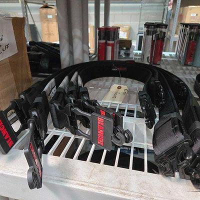 #5082 • (6) Blanchi AccuMold Duty Belt Model 7200 BLK
