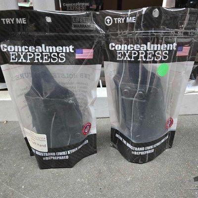 #5560 • (2) New! Concealment Express Glock Holsters
