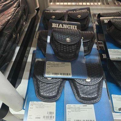 #5454 • (13) New! Bianchi AccuMold Elite Covered Cuff Cases
