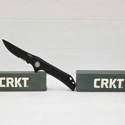 #2895 • NEW!!! (2) CRKT Seismic Black
