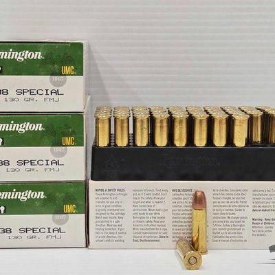 #1728 • NEW!!! 200 Rounds Remington. 38spl 130gr
