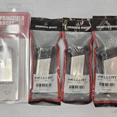 #1166 • NEW!!! (3) 13rd (1) 15rd 9mm Hellcat Magazines
