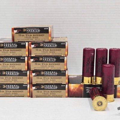 #1676 • NEW!!! 50 Rounds Federal Premium 12ga Buckshot

