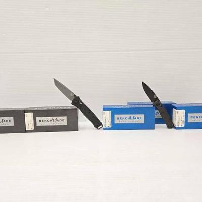 #2892 • NEW!!! (2) Benchmade Bailout (3) Benchmade Mini Bugout

