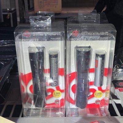 #5104 • NEW!!! (4) Streamlight Protac 2.0 Flashlights
