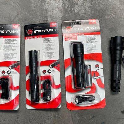 #5110 • (4) Streamlight Flashlights
