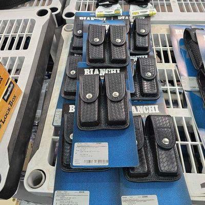 #5472 • (8) New! Bianchi AccuMold Elite Double Mag Pouches
