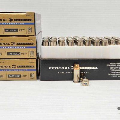 #1634 • NEW!!! 200 Rounds Federal Premium. 40 S&W 180gr
