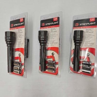 #2728 • NEW!!! (3) Streamlight LED Flashlights
