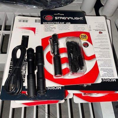 #5124 • (9) Streamlight Microstream USB Flashlights
