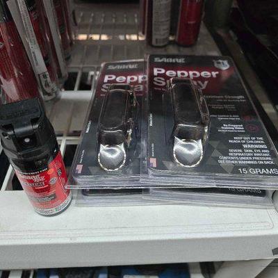 #5450 • (5) Sabre Pepper Spray
