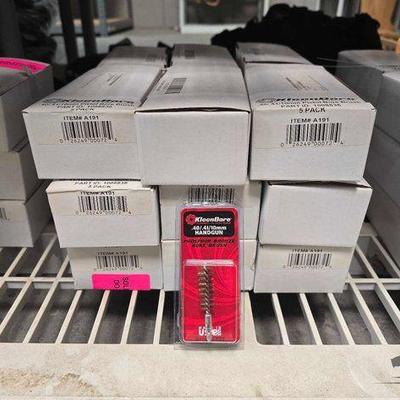 #5222 • (18) New! KleenBore 5-Pack .40/.41/10mm Phosphor Bronze Pistol Bore Brushes
