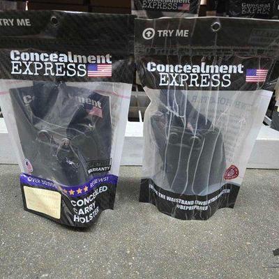 #5568 • (2) New! Concealment Express Glock Holsters
