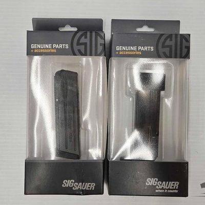 #1180 • NEW!!! (2) P229-1 15rd 9mm Sig Sauer Magazines
