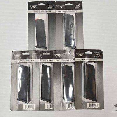 #1170 • NEW!!! (5) 13rd (1) 15rd Glock Perfection Magazines
