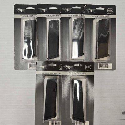 #1264 • NEW!!! (6) G22/35 15rd .40 Glock Perfection Magazine
