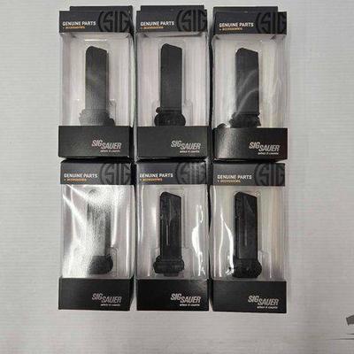 #1194 • NEW!!! (6) 12rd P365 9mm Sig Sauer Magazines
