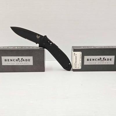 #2840 • NEW!!! (2) Benchmade 5700SBK Auto Presidio II
