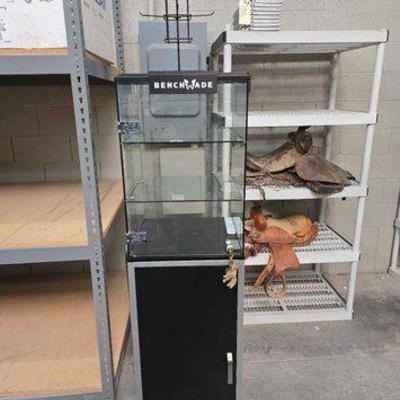 #5632 • Bench Made Glass Display Cabinet with Keys
