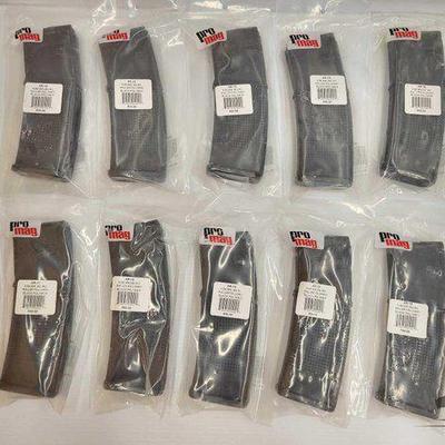 #1294 • (10) Pro Mag AR-15 5.56mm 30rd Magazines
