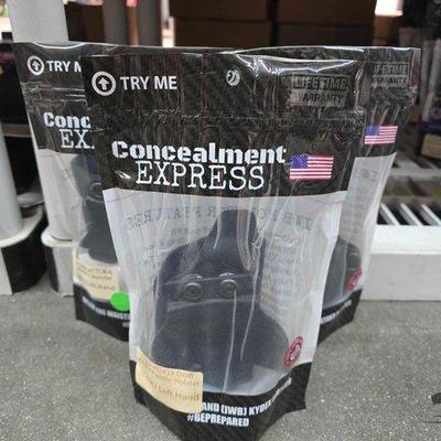 #5562 • (3) New! Concealment Express Glock Holsters
