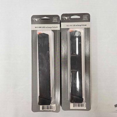 #1250 • NEW!!! (4) Mag 9mm 33rd Glock Perfection Magazine
