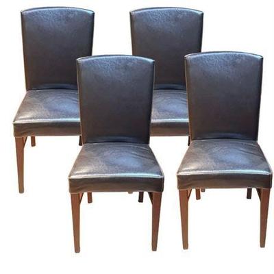 Italian Leather Dining Chairs