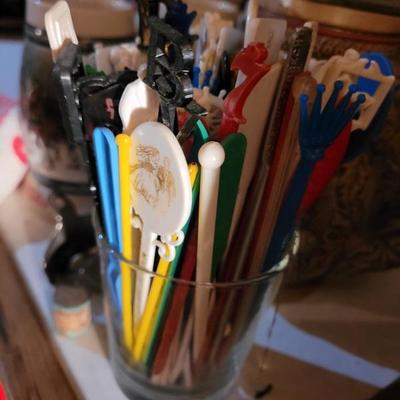 Vintage bar stirrers
