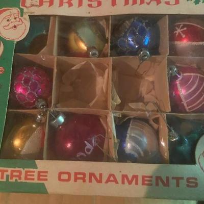 Vintage Christmas ornaments