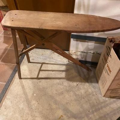 antique ironing board