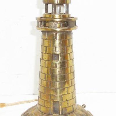 brass lighthouse lamp 