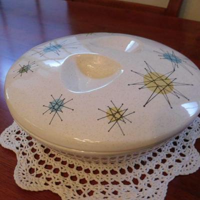 Atomic Starburst casserole dish