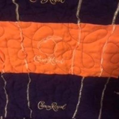 Handmade Crown Royal fund raiser quilt