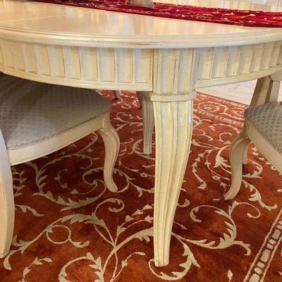 White Table and 6 Chairs