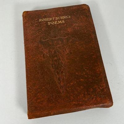 Circa 1900 Robert Burns Poems (leather cover)