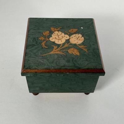 italian Wood Trinket Box