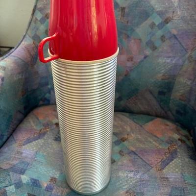 1950’s • Tall • Red Cup • Thermos • 19.50