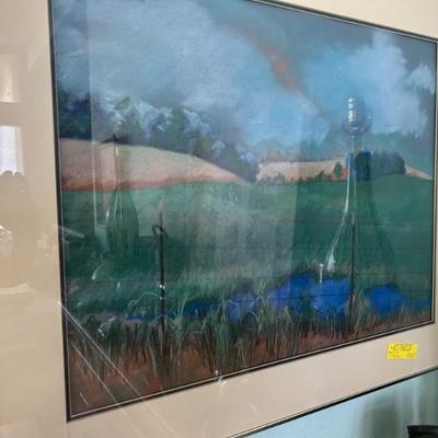 ‘Summer Storm’ • Pastel • by Phyllis Sandra • Eastern Shore Artist • 19” x 24.5” (image size) • $825