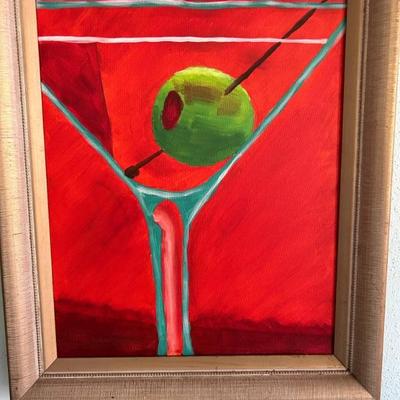 ‘A Dry Sense of Humor) • Acrylic on Canvas • 20” x 16” (image size) • $57