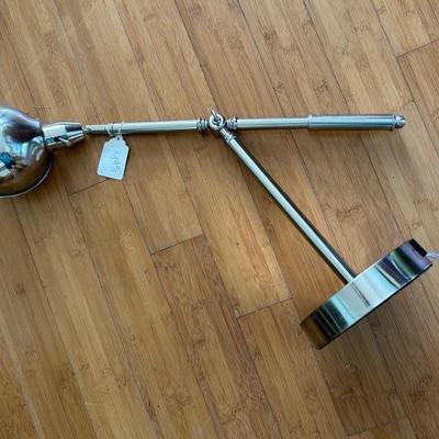 Chrome • Swing Arm • Table Lamps • $49.50 ea • (two available)