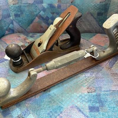 Antique • Wood Plane • Wood Rasp Holder • $45 • $24 (respectively) 