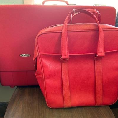 Retro Red • Hard Side • Suitcase • by Forecast • $75 • Vermillion • Tote • by Samsonite • $33