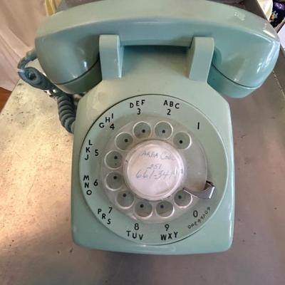 Retro • Blue • Rotary • Phone • $57