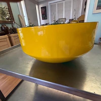 Copco • Yellow • Enamel on Steel • Bowl • 12”dia.• $79.50