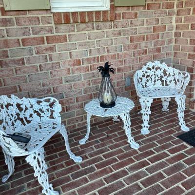 Wrought iron patio furniture